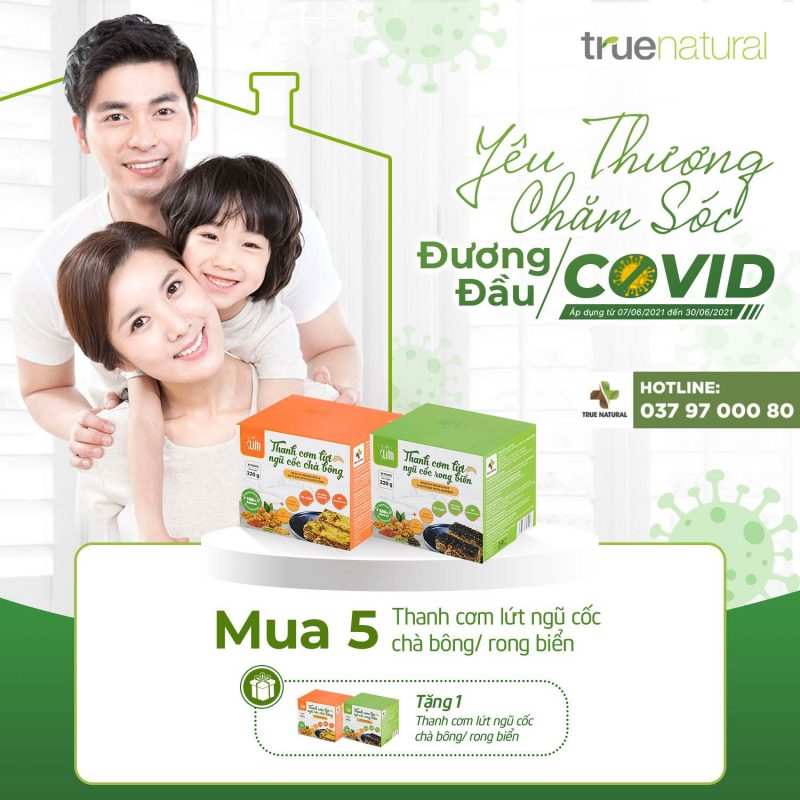 #2. Khuyến mãi Thanh cơm lứt ngũ cốc chà bông/rong biển Herbslim