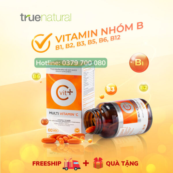 viên uống vitamin c tự nhiên true natural 4