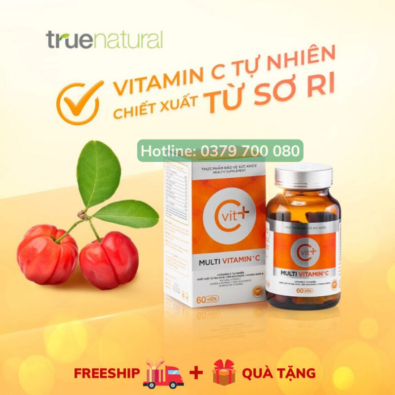 viên uống vitamin c tự nhiên true natural 5